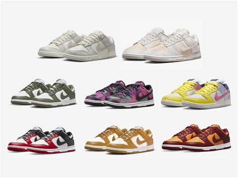 nike dunk low all colorways.